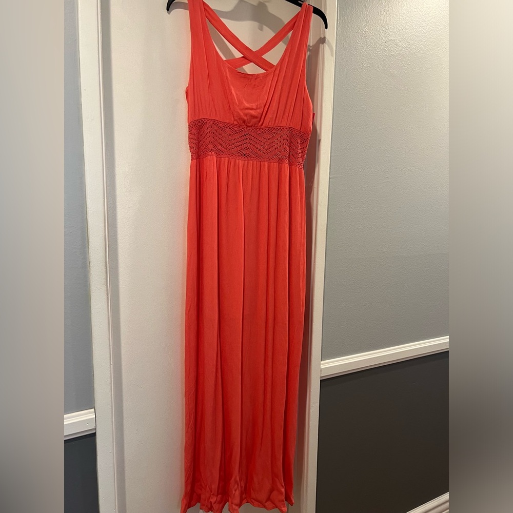 Xhilaration - Maxi Dress - Sz L - Coral Color NWT